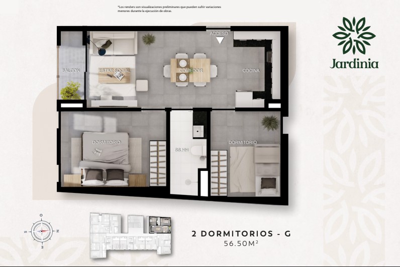 Departamento en venta en Luque — foto 2