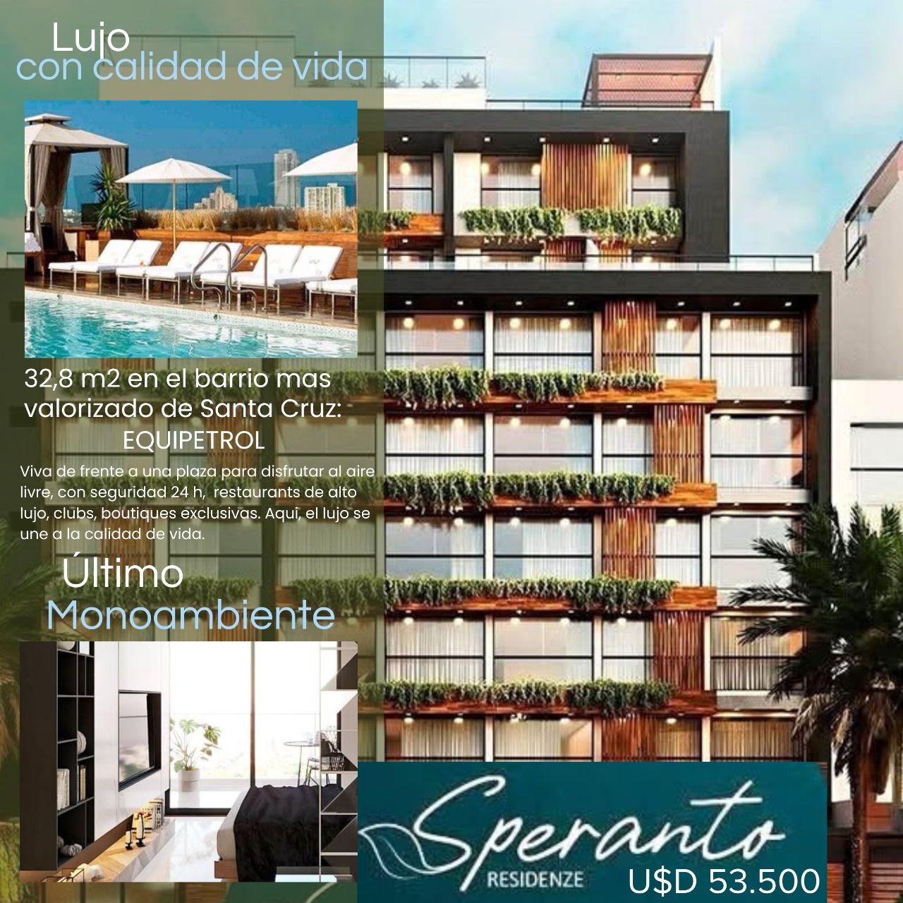 Departamento en venta bajo precio de mercado en Equipetrol