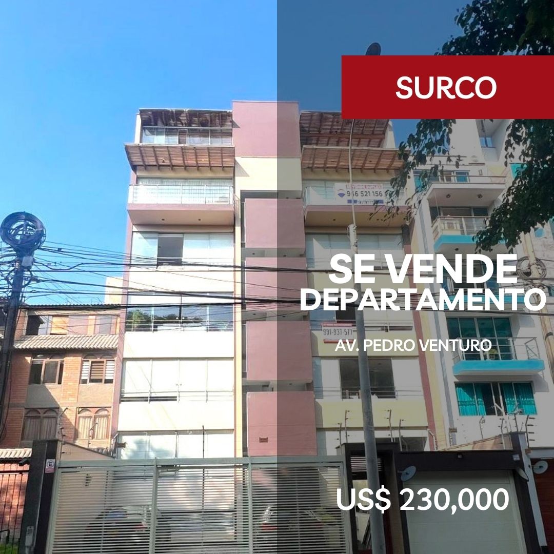 Departamento en venta en Santiago de Surco