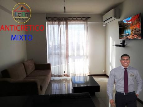 Dpto Amoblado En Anticretico Mixto O Alquiler