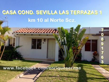 En Venta Preciosa Casa En Cond. Sevilla Las Terrazas 1