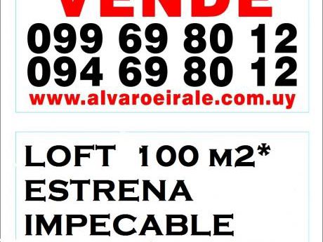 Loft 100 M2* Estrena Impecable Todo En Planta Baja Al Frente