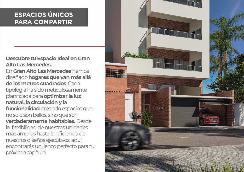 Departamento en Pozo 2 dormitorios - Las Mercedes, Asuncion — foto 3
