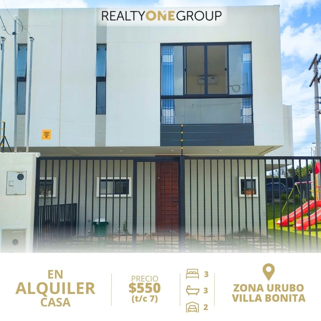 CASA EN ALQUILER - ZONA URUBO VILLA BONITA