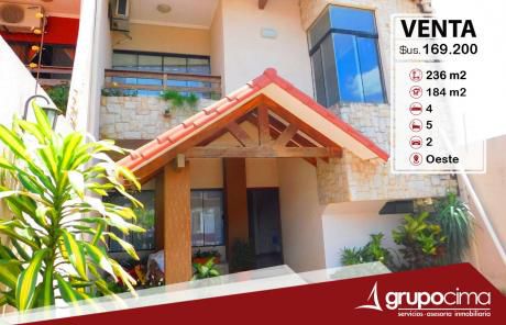 Amplia Casa En Venta 4 Anillo Pirai !!!