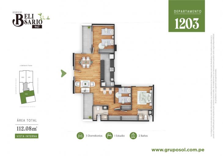 Departamento en venta en Lince