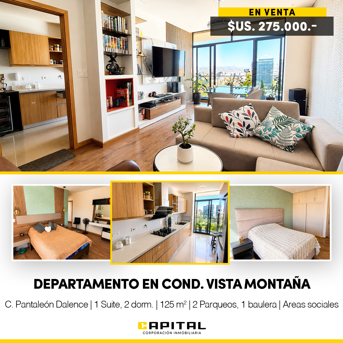 Departamento en venta en Queru Queru
