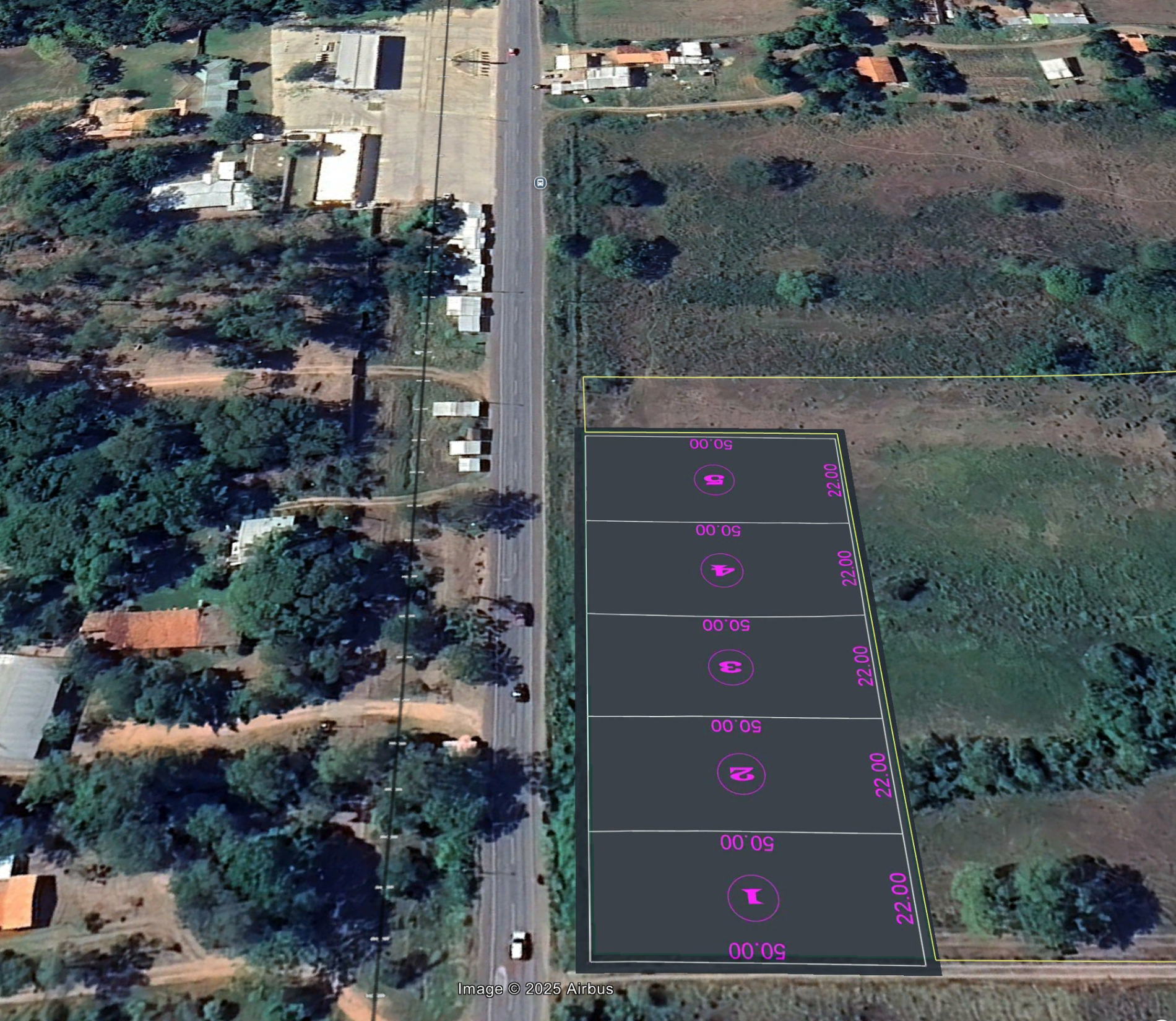 REMATE! 5 TERRENOS COMERCIALES-sobre Ruta Areguá Patiño 175millones C/U; 22x50m — foto 2