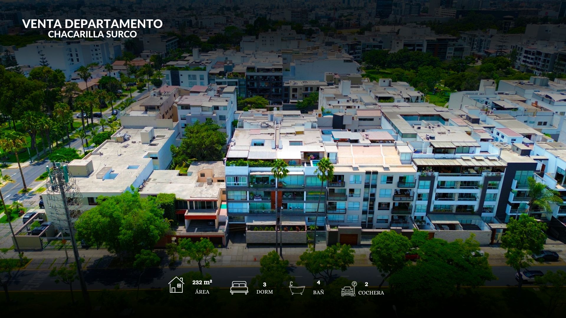 Departamento en venta en Santiago de Surco