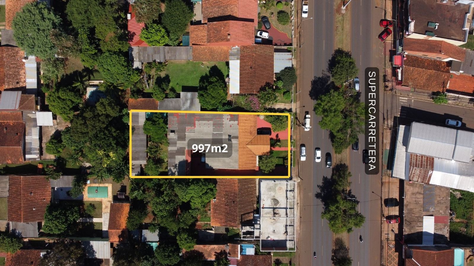 VENDO INMUEBLE SOBRE SUPERCARRETERA, AREA 1 , CON 990M2!! — foto 2