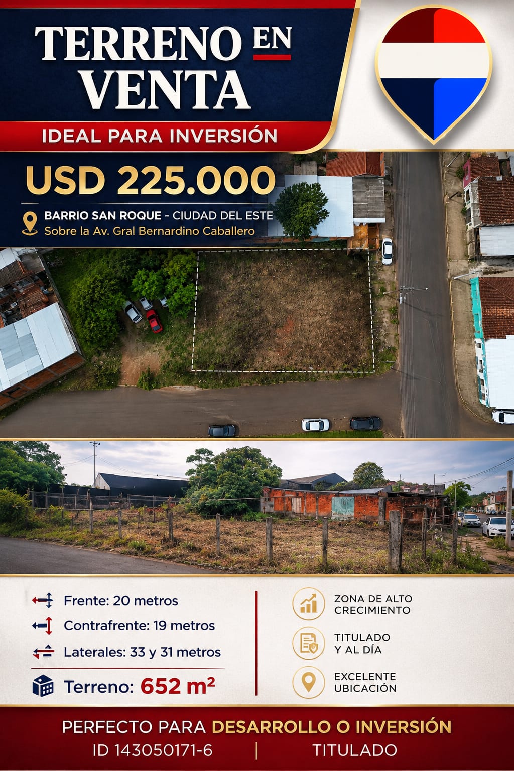 VENDO TERRENO SAN ROQUE — foto 2