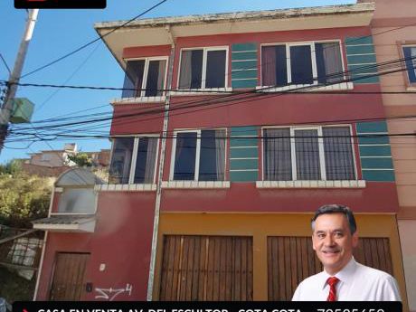 Casa En Venta Av. Del Escultor - Cota Cota