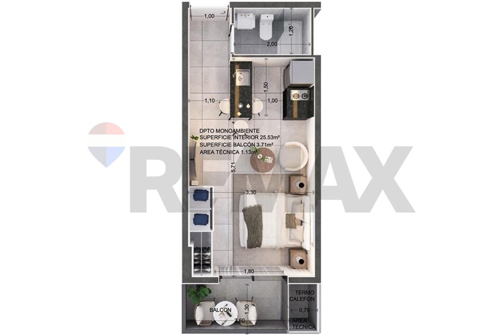 VENDO MONOAMBIENTE EN BARRIO HERRERA — foto 2