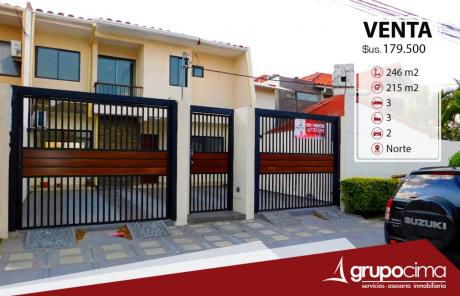 Casa En Venta A Estrenar En Residencias Del Norte 179.500 $us