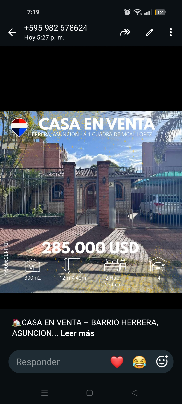 Casa en venta en Herrera
