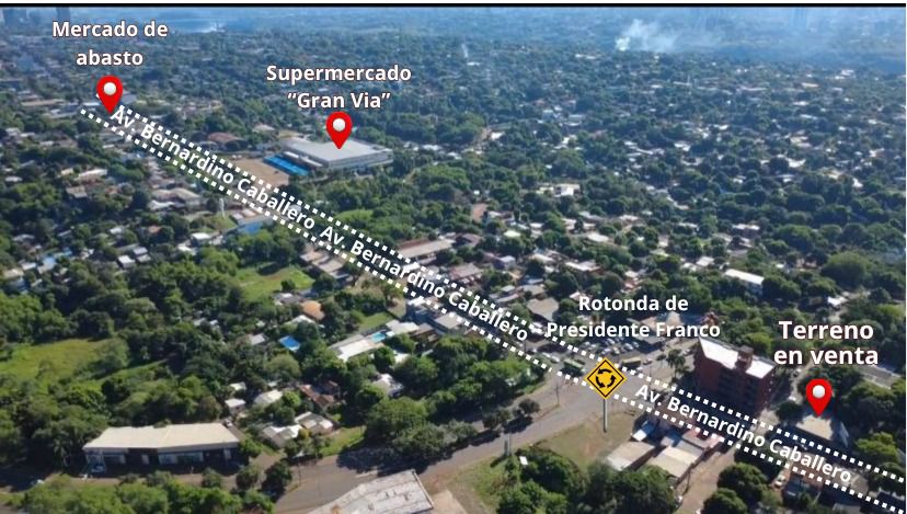 ESQUINA COMERCIAL SOBRE AV. BERNARDINO CABALLERO – PRESIDENTE FRANCO — foto 2
