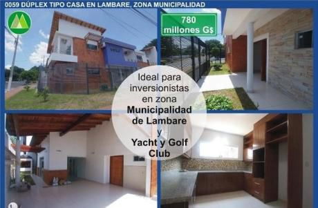 Duplex En Lambare, Zona Municipalidad