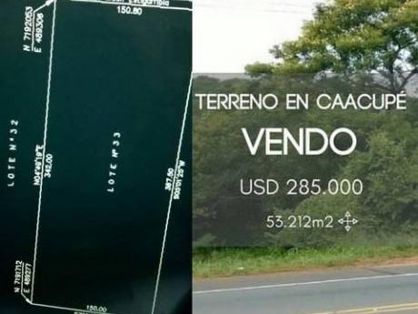 Vendo Terreno Sobre Ruta Mcal Estigarribia