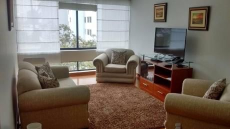 Depart. 90 M2. Amoblado/equipado. 2 Dorm. Estacionam. Piscina Y Bbq