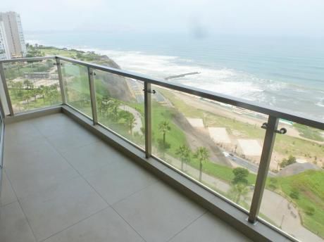 Venta Miraflores Departamento De Estreno Frente Al Mar, 2 Dorm., Terraza