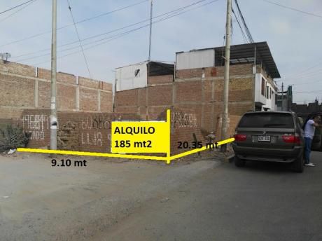 Alquilo! Terreno En Esquina, Natasha Alta, Detrás Del Centro Jurídico De Upao