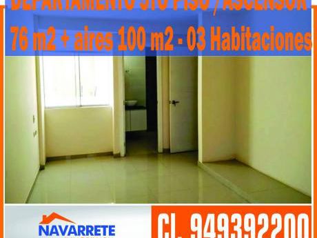 Departamento Estreno 76 M2 + Aires 100 M2 - Urb. Covicorti
