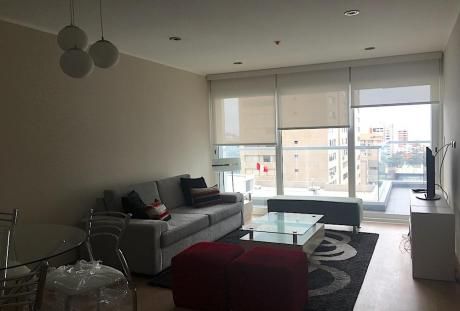En Alquiler Flat 01 Dormitorio En Pleno Corazon De Miraflores