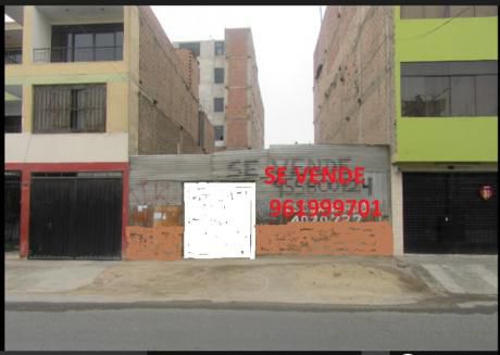 Venta De Terreno 168 M2 En Angélica Gamarra S. M. P.