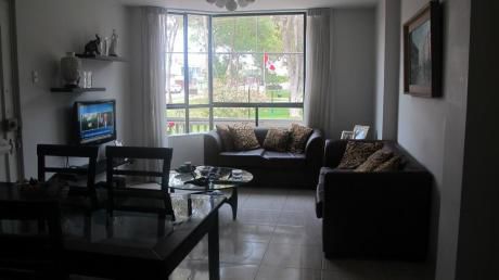 Flat Con Vista A Bonito Parque, Cerca De Av San Luis - San Borja