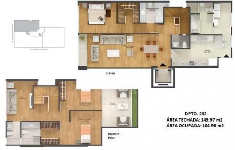 Duplex #202 Estreno Ao 165 M2 V/calle 3 Dorm Terraza 2 Estaci X Pezet San Isidro