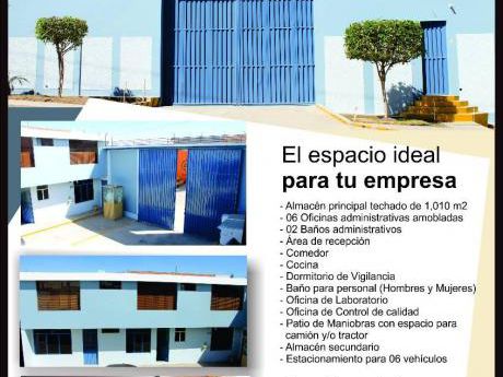 Alquiler De Almacén + Oficinas En Parque Industrial De Río Seco Arequipa