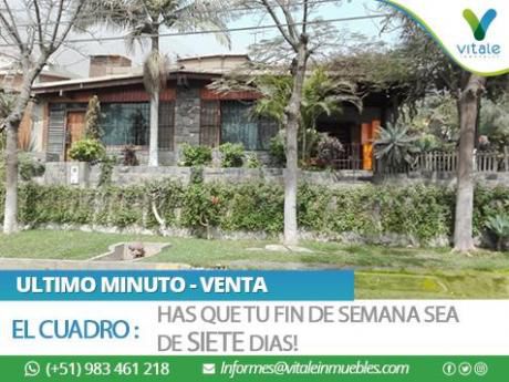 Acogedora Casa En Esquina, 4 Dorm - Urb. El Cuadro