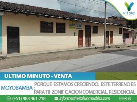 Amplio Terreno Comercial - Moyobamba