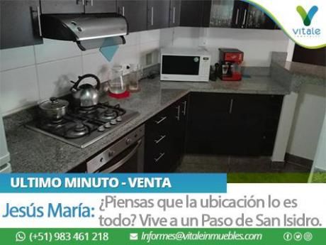 Departamento + Con Cochera Y Deposito En Jesus Maria - Cerca A U. Pacifico