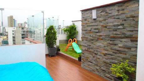 ¡espectacular Duplex 248 M2 Amoblado En Av La Paz, Miraflores - Venta!