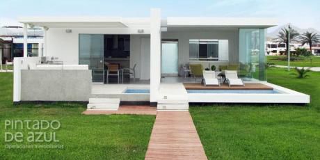Exclusiva Casa De Playa En Venta Condominio Palabritas Asia 1ra Fila! Us$980,000