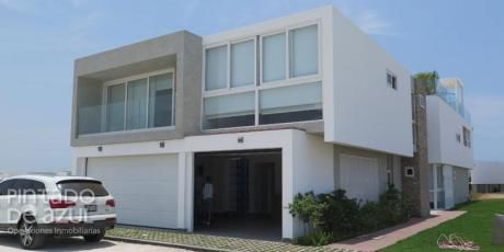 Venta Casa De Playa En Condominio La Jolla, Estreno, Equipada Amoblada!