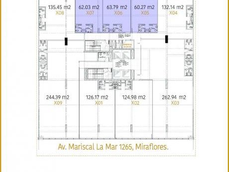 Oficina 60 M2 En Alquiler Miraflores