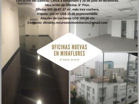 Oficina En El Corazón De Miraflores