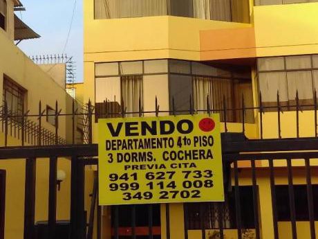 Pueblo Libre, Bonito Dpto. Us$116,500. 02 Cocheras, 3dorms. Vista Calle, 4topiso
