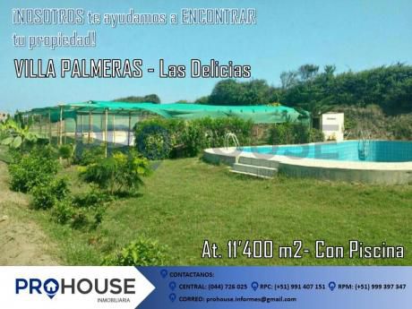 ¡inversionistas! En Venta Ex - Compl. Recreacional "villa Palmeras" - Las Delicias