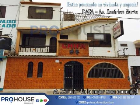 En Venta: Tu Negocio En Av América Nor - Cdr.9 (a. T. 220 M2) Costado Pub Segovia