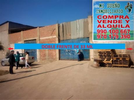 Local 1661 M2 Parque Industrial Ves, Doble Frente Con Buena Ubicación.