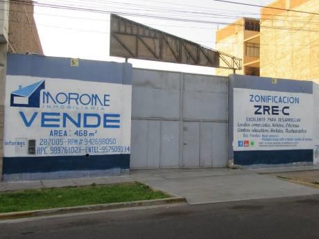 Av Miraflores: Atención Constructoras Remato Terreno Cerca Av Uceda Meza.