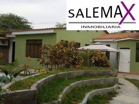 Casa Con Piscina En Alquiler Los Ejidos - Piura