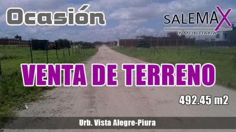 Venta De Terreno – Urb. Vista Alegre - Piura