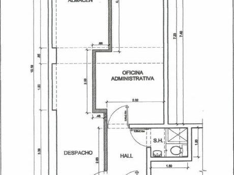 Oficina De 48 M2, Varios Ambientes, 1 Baño. Aire Acondicionado. Exterior