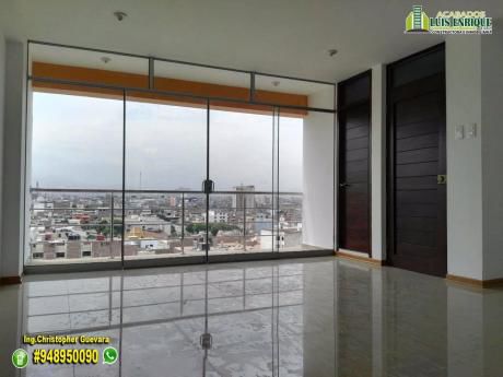 Urb. Recreo: Penthouse Estreno, 199 M2, 04 Hab, Tendal, Cochera Privada, 10°piso
