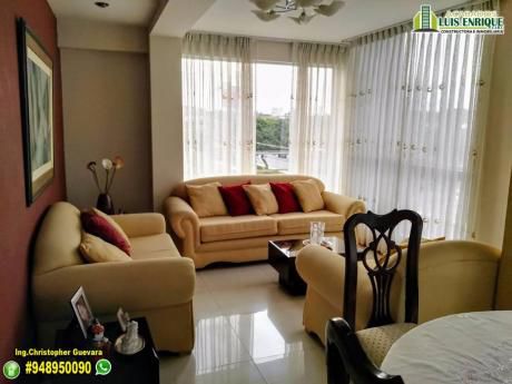 Urb. La Merced, Departamento 3°piso, 98 M2,03 Hab. Esquina,(ovalo Larco).s/.357,500