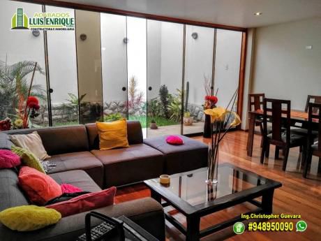 Moderna Casa 03 Pisos,160 M2,280 M2, 06hab, Urb. San Judas Tadeo A Sólo $247,000